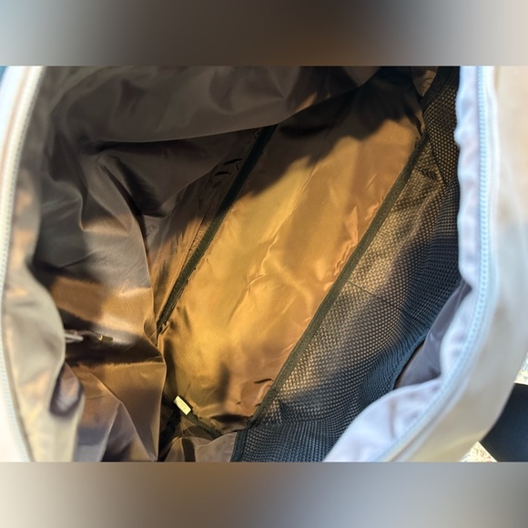 Zyia Active Taupe Weekend Duffel Bag – Large Travel Tote, Vegan Suede Feel - Picture 4 of 5